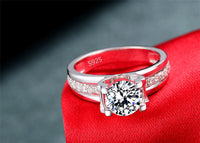 Wedding ring silver color