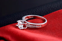 Wedding ring silver color