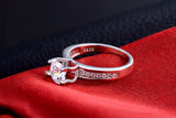 Wedding ring silver color