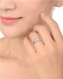Wedding ring silver color