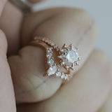 Sunflower gold ring