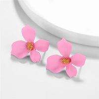 Round earrings in gold and silver