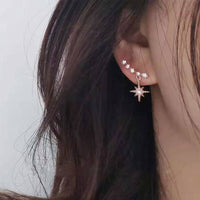 Star crystal earrings