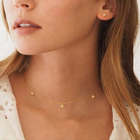 New Multilayer Crystal Moon Necklaces