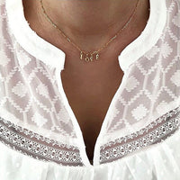New Multilayer Crystal Moon Necklaces