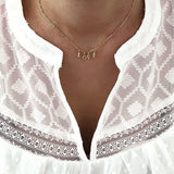 New Multilayer Crystal Moon Necklaces
