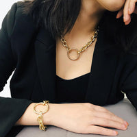 Metal pendant with beautiful geometry