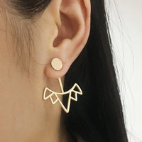 Crystal flower earrings