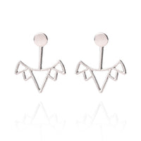 Crystal flower earrings