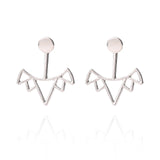 Crystal flower earrings