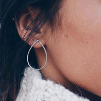 Crystal flower earrings