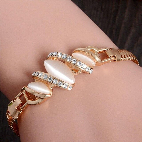 jewelry gold color cute Austrian crystal amazing