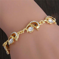 jewelry gold color cute Austrian crystal amazing