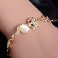 jewelry gold color cute Austrian crystal amazing