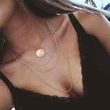 vintage gold necklaces long