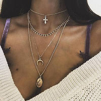 vintage gold necklaces long