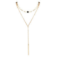 vintage gold necklaces long