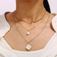 vintage gold necklaces long