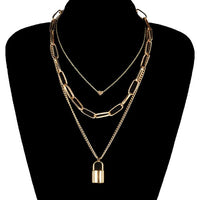 vintage gold necklaces long