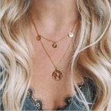 vintage gold necklaces long