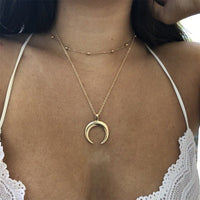 vintage gold necklaces long