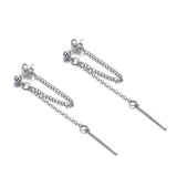 Traditional pearl earrings