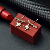 Star crystal earrings